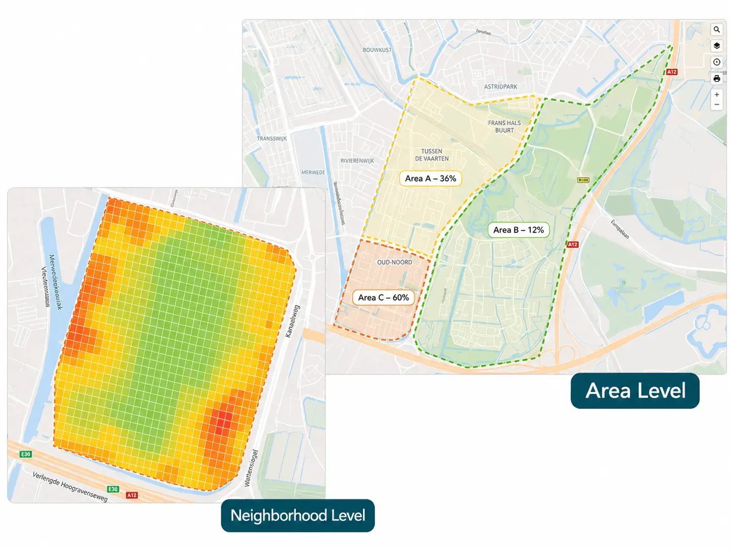 Area and Neighborhood litter detection