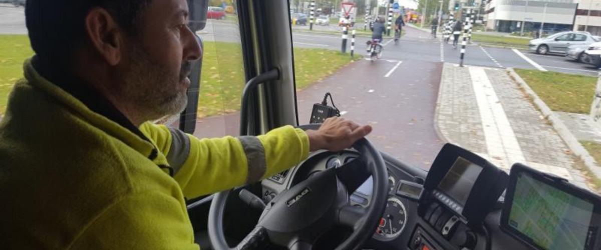 Digitale kaart voor chauffeurs