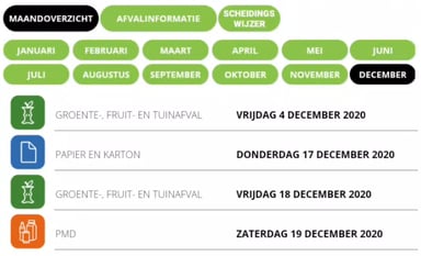 Digitale afvalkalender