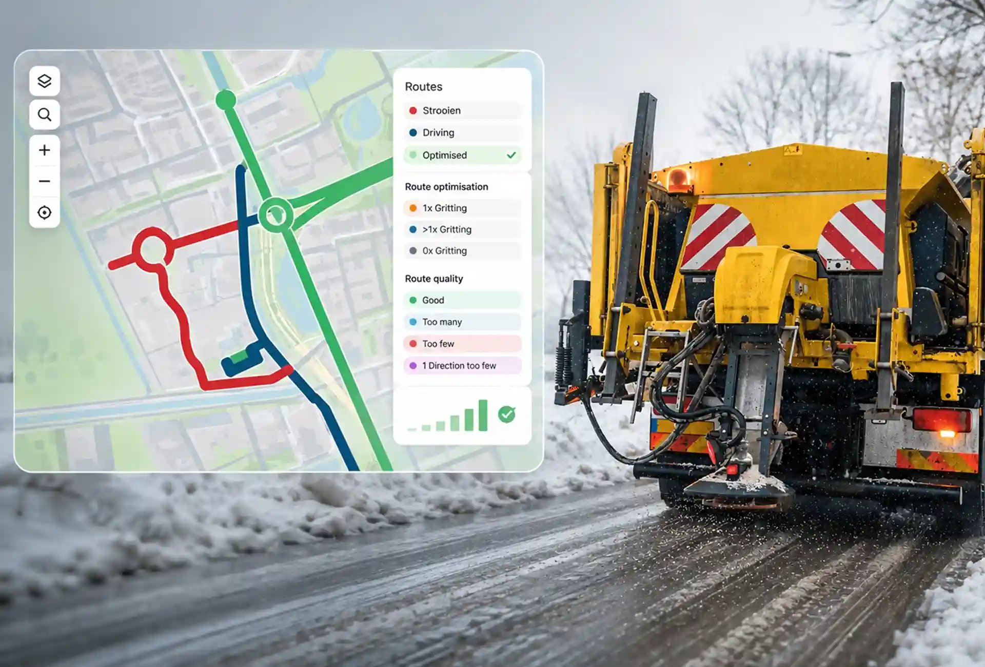 Routeoptimalisatie voor gladheidbestrijding in de Jewel-webapplicatie