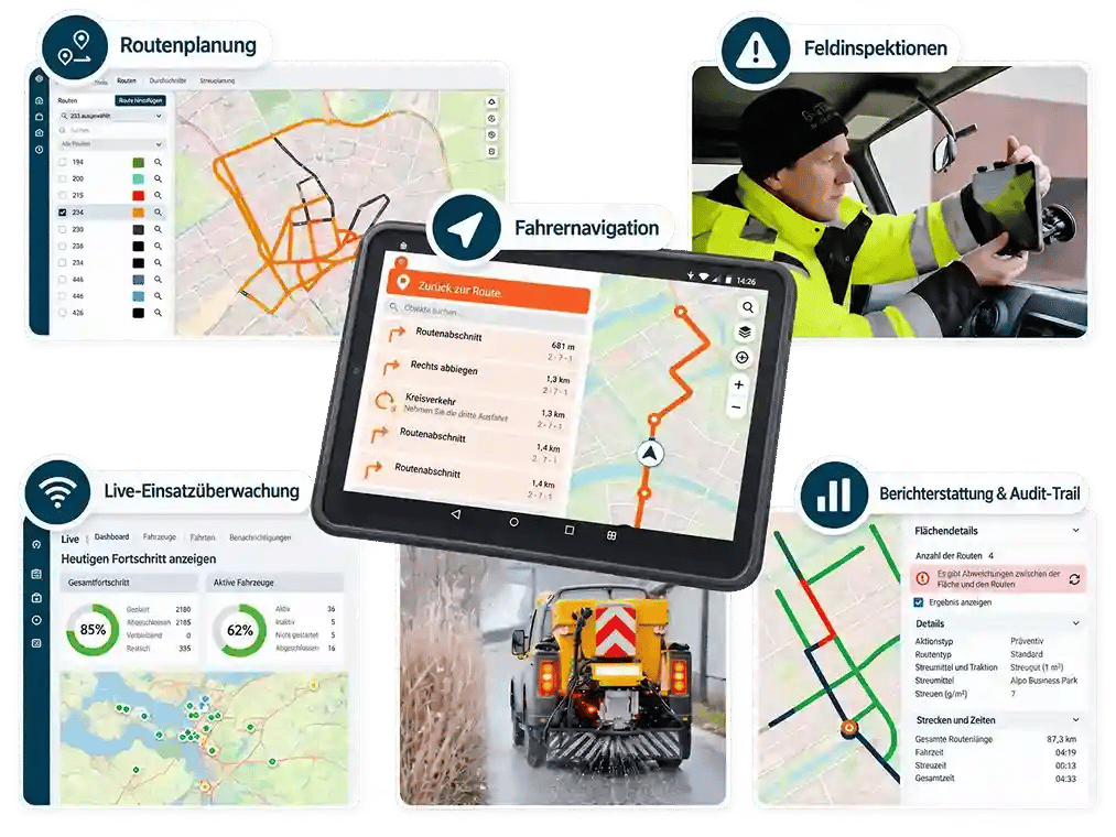 Jewel Plattform für Winterdienst