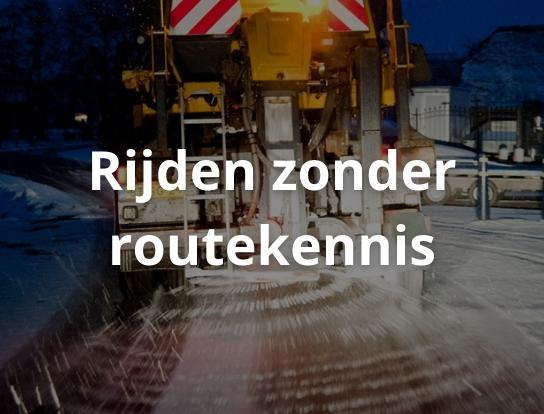 Rijden zonder routekennis