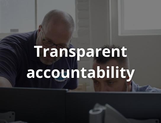 Transparent accountability