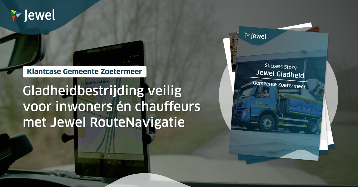 Gladheidbestrijding Zoetermeer veilig met Jewel RouteNavigatie