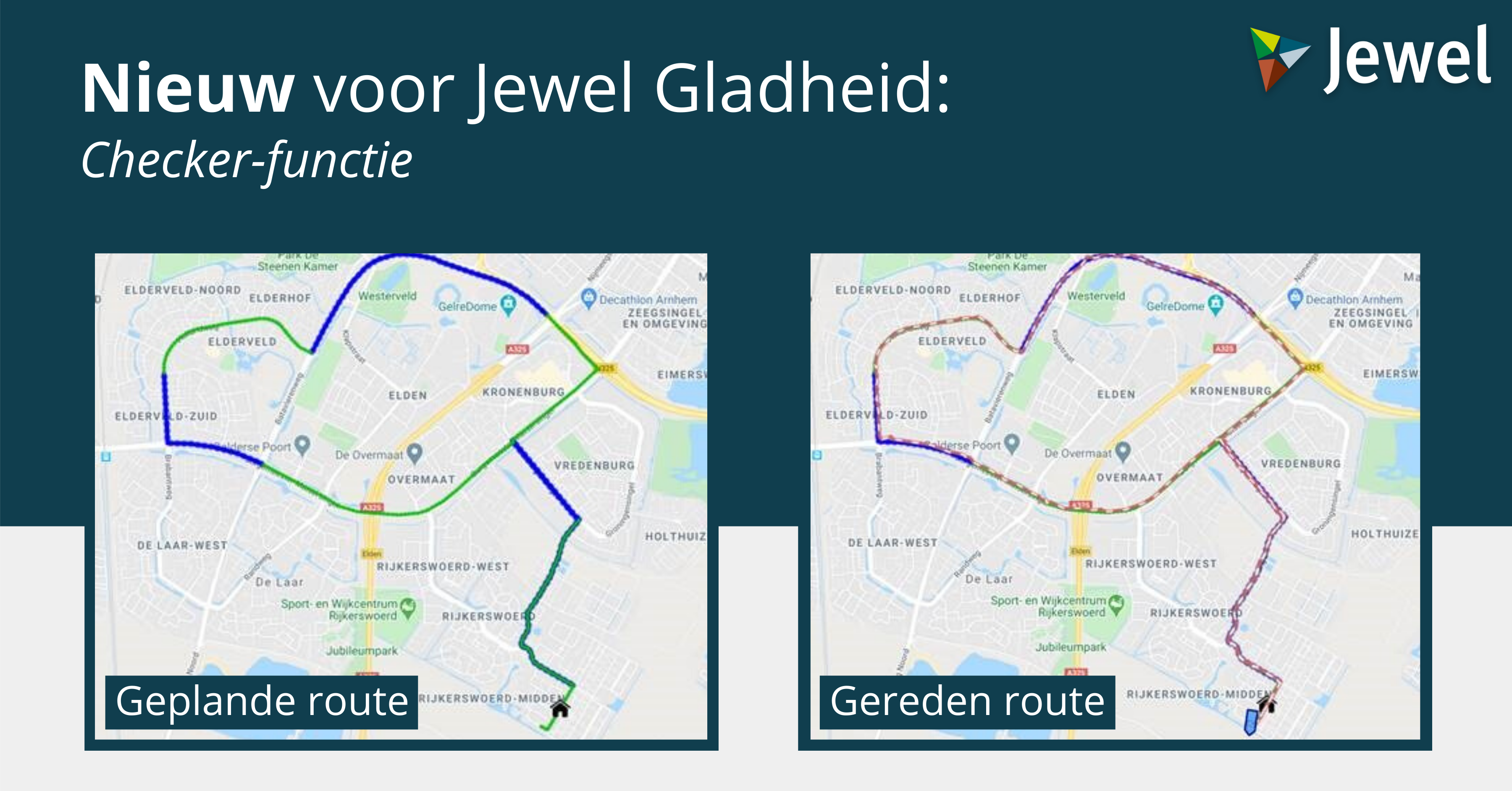 Nieuw voor Jewel Gladheid: checker-functie